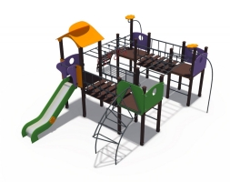 Игровой комплекс Геометрия металлический скат Н-1200 ДИО 10016, фото 2