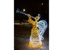 Световая фигура Ангел №3 a002