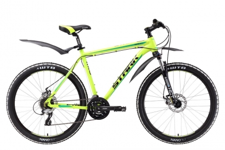 Велосипед Stark&#039;17 Tactic 26.4 D желто-зеленый 18&quot;, фото 1