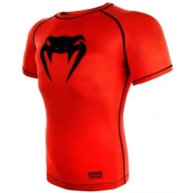 Рашгард Venum Contender 3.0 Red/Black S/S