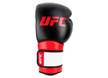 (UFC Перчатки MMA для работы на снарядах чёрные - 12 Oz)