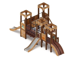 Детская игровая площадка Королевство (Картонное) ДИК 1.15.04-12 H=900, фото 4