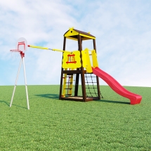 Дачный комплекс "Избушка" (без качелей) Romana R 103.29.04 Дачный комплекс "Избушка" (без качелей) Romana R 103.29.04