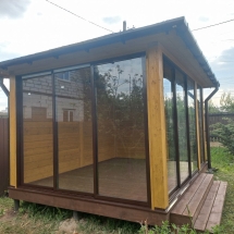 Застекленная беседка АННЭТ Застекленная беседка АННЭТ