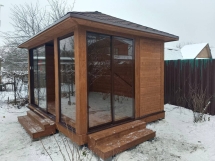 Застекленная беседка АННЭТ Застекленная беседка АННЭТ