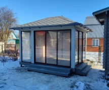 Застекленная беседка АННЭТ Застекленная беседка АННЭТ