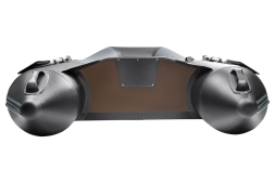 YACHTMAN-280 СК (Яхтман) серый-черный (лодка ПВХ под мотор с усилением), фото 5