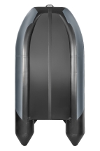 YACHTMAN-280 СК (Яхтман) серый-черный (лодка ПВХ под мотор с усилением)