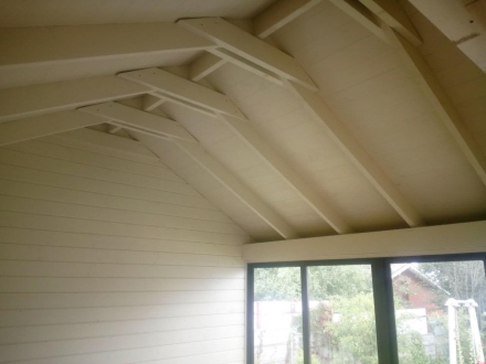 Застекленная беседка ОАЗИС С ХОЗБЛОКОМ 2, фото 6