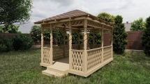 Прямоугольная беседка БУЗИНА Прямоугольная беседка БУЗИНА