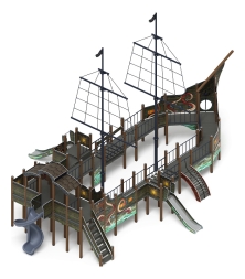 Флагман (Летучий Голландец) - ДИК 2.03.3.03-11.И1 - Игровой комплекс - H=1200 H=1500 H=2000, фото 1
