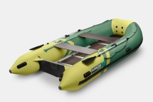 GLADIATOR B 420 LIGHT B Зелено-оливковый моторная лодка ПВХ Фанерный пайол