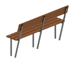 Скамья со спинкой - МФ 42.01.06-И1, фото 2