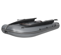 Моторная лодка ПВХ Фрегат 370 F Зеленый с фальшбортом