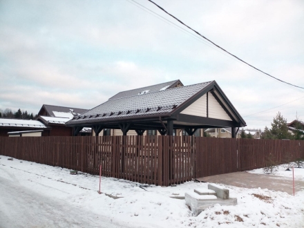 Навес Дарк Несущий каркас, фото 3