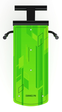 Лавка для пресса (зеленый) - Уличный тренажер - СТ 002-12, фото 5