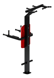 Турник три хвата+брусья (красный) - Уличный тренажер - СТ 012-11, фото 2 Турник три хвата+брусья (красный) - Уличный тренажер - СТ 012-11, фото 2