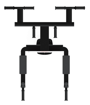 Турник три хвата+брусья (красный) - Уличный тренажер - СТ 012-11, фото 5