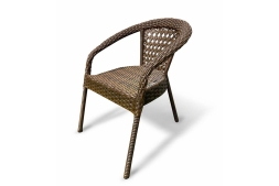 Комплект плетеной мебели МОККА FANO (стол обеденный круглый, 4 кресла), фото 4