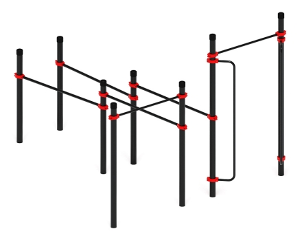 Воркаут ЛОВ 89 красный ВТ 101.16-01, фото 2