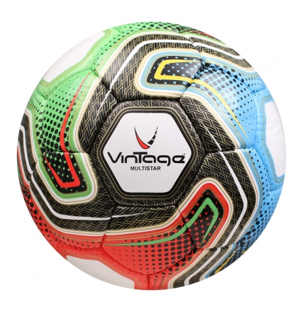 Мяч футбольный VINTAGE Multistar V900, р.5, фото 1