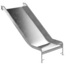 Горка из нержавеющей стали с прямым скатом высотой 2000 мм и шириной 2045 мм Горка из нержавеющей стали с прямым скатом высотой 2000 мм и шириной 2045 мм