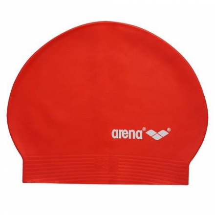 Шапочка для плавания &quot;ARENA Soft Latex&quot;, красный, латекс, фото 1