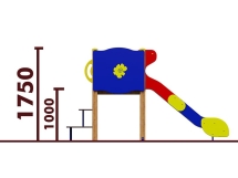 Горка 08301.21 H=1000 для детской площадки Горка 08301.21 H=1000 для детской площадки