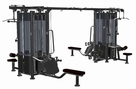 8-ми стековый тренажерный комплекс Impulse IT9527 + IT9527OPT + IT9527, фото 1