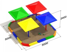 Песочница Арена-2 для детской площадки Песочница Арена-2 для детской площадки