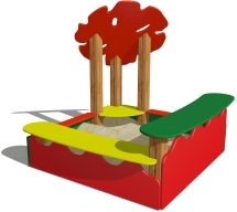 Песочный дворик 05008.21 для детской площадки Песочный дворик 05008.21 для детской площадки