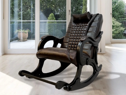 Массажное кресло качалка EGO WAVE EG2001 Шоколад (Арпатек), фото 3