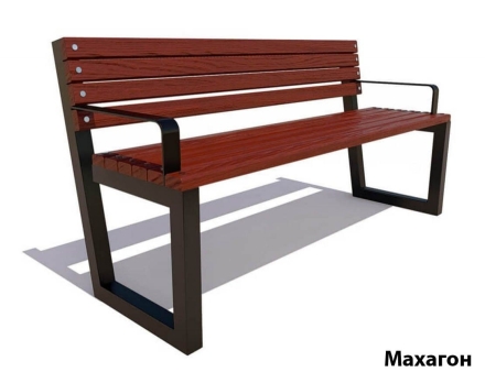 Парковая скамейка Ставрополь, Сосна 1,8 м, фото 3