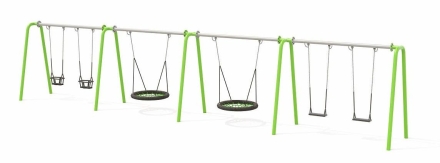 Качели Н24.043014 металлические для детской площадки, фото 1