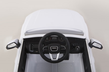 Детский электромобиль Audi Q7 LUXURY 2.4G - White - HL159-LUX-W, фото 3