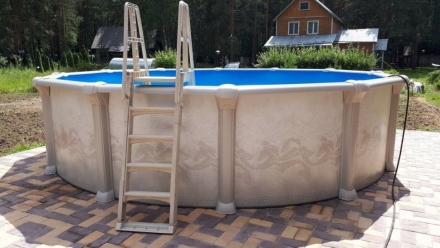Сборный бассейн Гибралтар ф4,6х1,35м. (комплект), фото 1