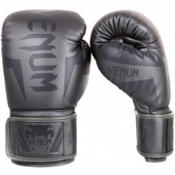 Перчатки боксерские Venum Elite Grey/Grey, фото 1