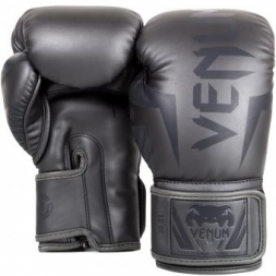 Перчатки боксерские Venum Elite Grey/Grey, фото 2