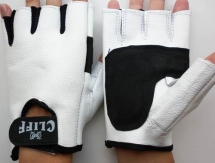 Перчатки вело FULL белые р.S