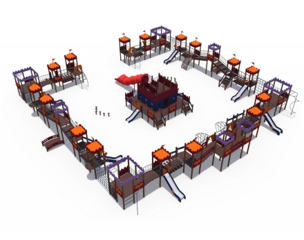 Детский игровой комплекс Волшебная крепость ДИО 13060, фото 3