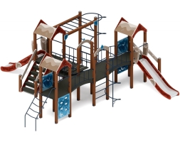 Детская игровая площадка Дворик детства (Алтай) горка Н 1200 ДИК 2.01.4.02-04, фото 1