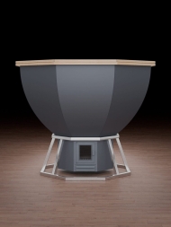 Банный чан KELLEK Siberic AISI 304 на 2-4 человека графит, фото 3