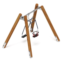 Качели семья (Лиственница темный) ИО 11.Р.07.01-Л.И1.01 Качели семья (Лиственница темный) ИО 11.Р.07.01-Л.И1.01