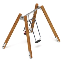 Качели семья (Лиственница темный) ИО 11.Р.07.01-Л.И1.01 Качели семья (Лиственница темный) ИО 11.Р.07.01-Л.И1.01