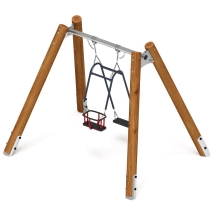 Качели семья (Лиственница темный) ИО 11.Р.07.01-Л.И1.01 Качели семья (Лиственница темный) ИО 11.Р.07.01-Л.И1.01