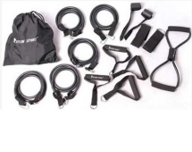 Эспандер трубчатый для  кроссфита Kylin Sport 150 с пятью жгутами