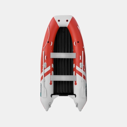 GLADIATOR E 350 PRO AIR Красно-белый моторная лодка ПВХ, фото 4
