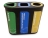 Урна для раздельного сбора мусора ВторСырье 2 (без наклеек)