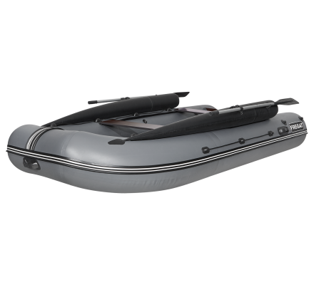 Моторная лодка ПВХ Фрегат 370 F Серый с фальшбортом, фото 3
