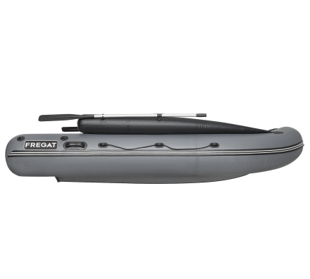 Моторная лодка ПВХ Фрегат 370 F Серый с фальшбортом, фото 4